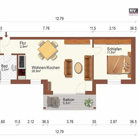 Apartment Ostseebad Pusteblume, 2-4 Personen *